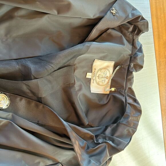 Rachel Roy black techno fabric dress in size 8 - Picture 5 of 17